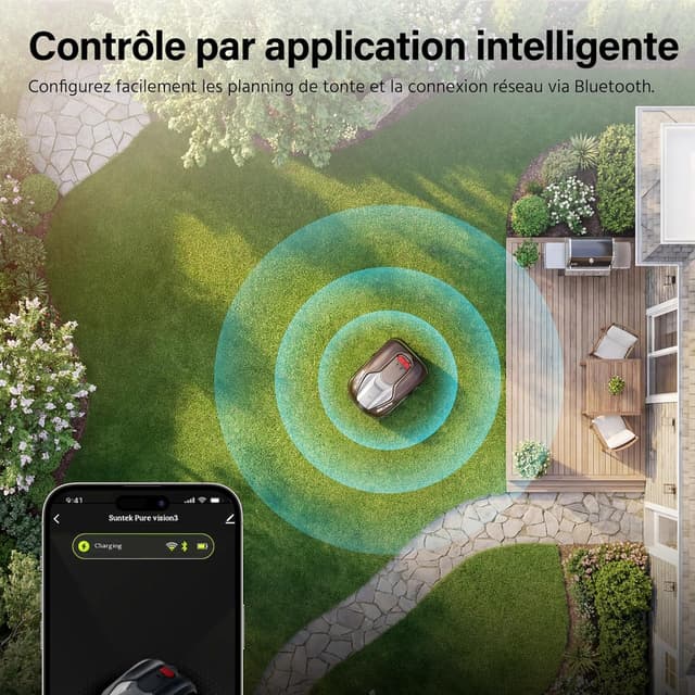 Thumbnail 4 de Suntek Robot tondeuse sans fil IA 35