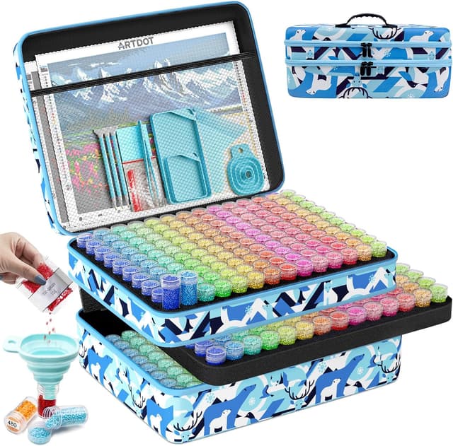 Imagen de ARTDOT Diamond Painting Accessori 420 compartiments 🎨 en OfertitasTOP