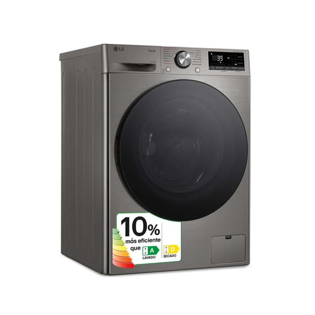 Detalle de LG F4DR7009AGS lavadora secadora 9 kg/6 kg 1400 rpm