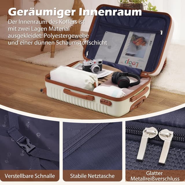 Thumbnail 4 de Coolife Koffer Set ABS Hartschale 3tlg