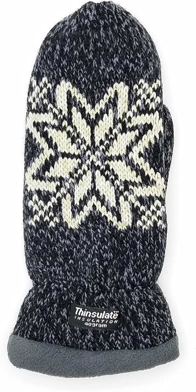 Thumbnail 1 de BRUCERIVER Schneeflocke Strickhandschuhe 1️⃣0️⃣0% Acryl