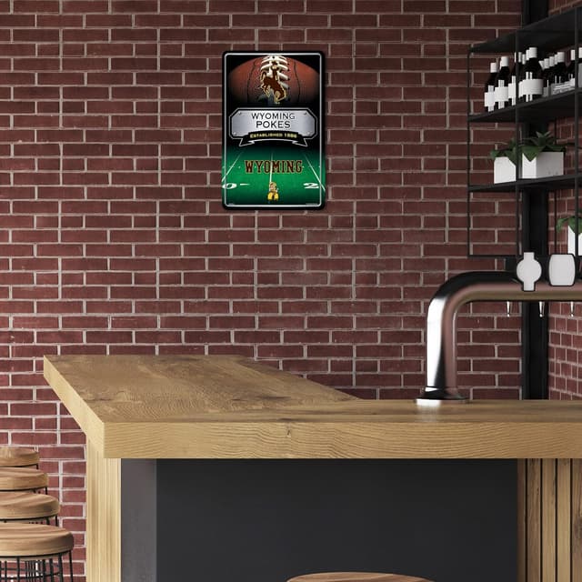 Detalle de Rico Industries NFL Football Buffalo Bills 11" x 17" Metal Home Décor Sign