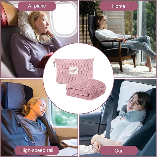 Detalle de flintronic Travel Blanket 2 in 1 170 x 130cm