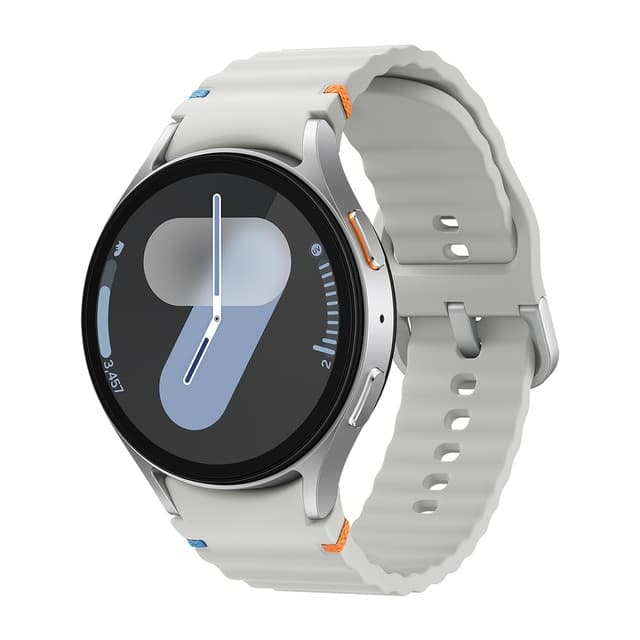 Detalle de Samsung Galaxy Watch7 44 mm Plata LTE: smartwatch fitness y llamadas