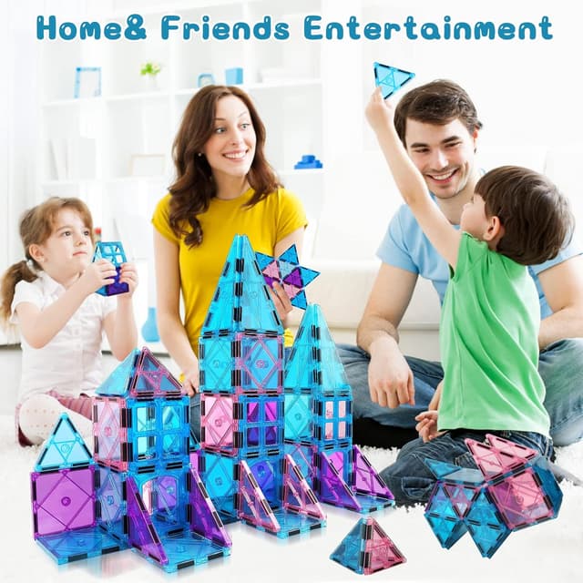 Thumbnail 3 de Mauikay Magnetic Tiles 3D Princess Castle