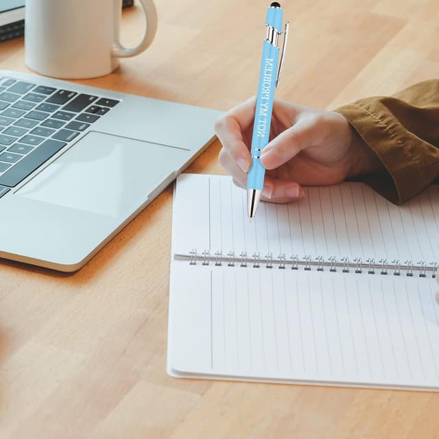 Thumbnail 6 de AUAUY Quotes Pens 10-Pack Ballpoint Pens with Stylus Tip (Black Ink)