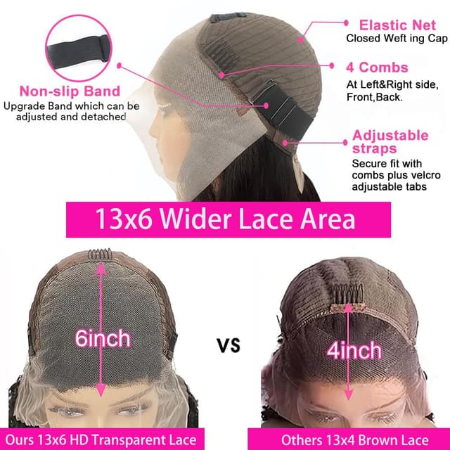 Thumbnail 2 de Silinli 28 Inch Deep Wave Wig ๐