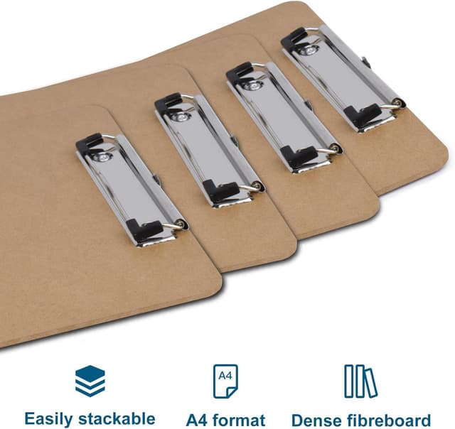 Thumbnail 4 de ZCZN A4 Clipboard Pack of 4