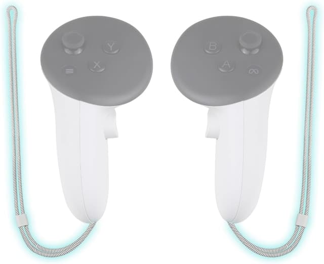 Detalle de SOULWIT upgraded replacement wrist straps (1 pair) for Meta Quest 3 / Quest 3S – White