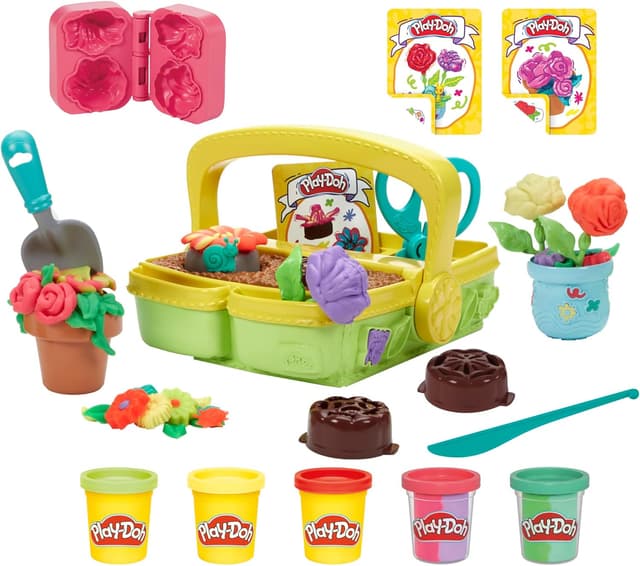 Detalle de Play‑Doh Bunter Blumenspaß Spielset 284 g 🎨