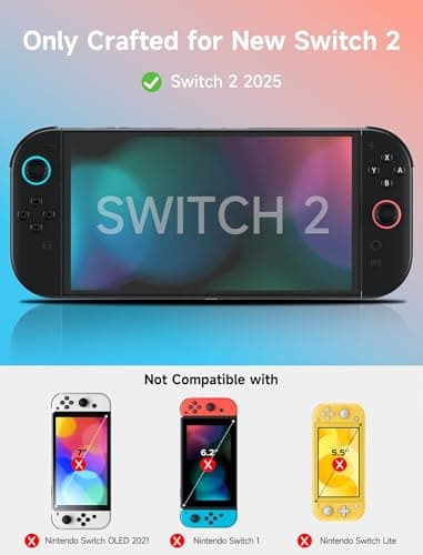 Thumbnail 8 de JSAUX Protector Pantalla Nintendo Switch 2 📱