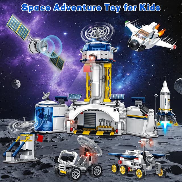 Detalle 2 de Sitodier Space Base 824pc building set