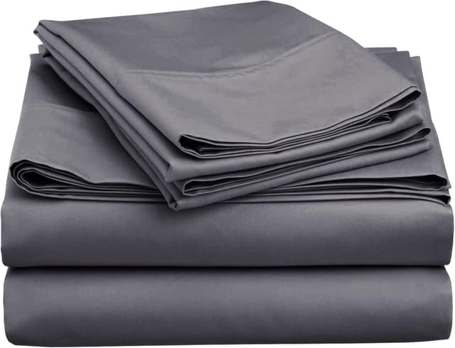 Thumbnail 6 de MOONLIGHT20015 double duvet cover set in grey with 2 pillowcases