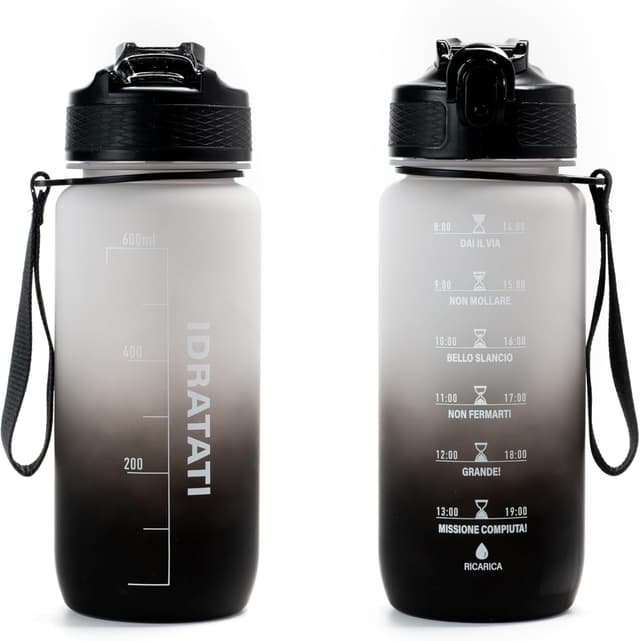 Detalle de GIXZON borraccia motivazionale 600 ml in Tritan