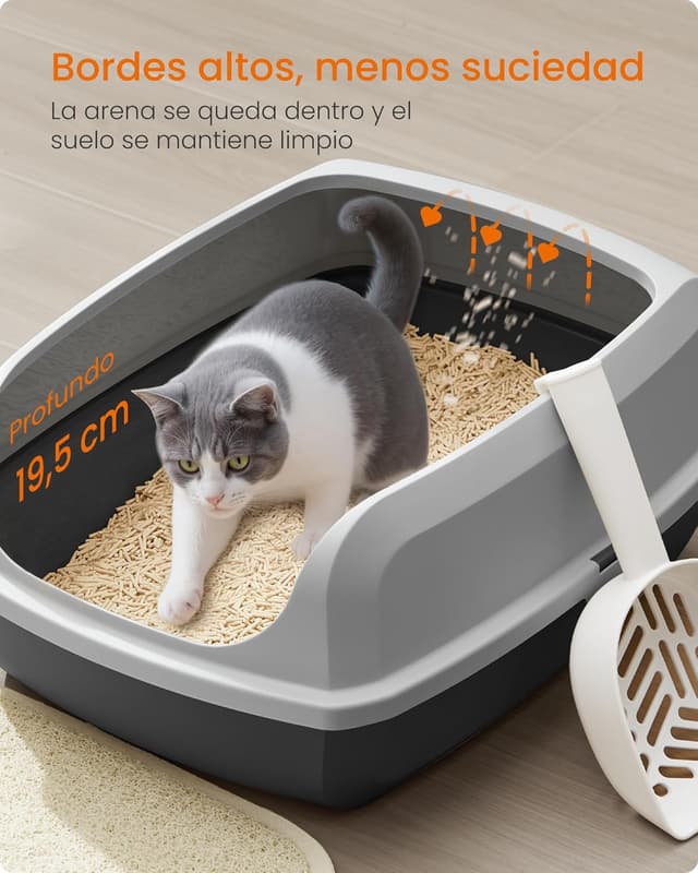 Thumbnail 2 de Feandrea arenero XL con bordes altos