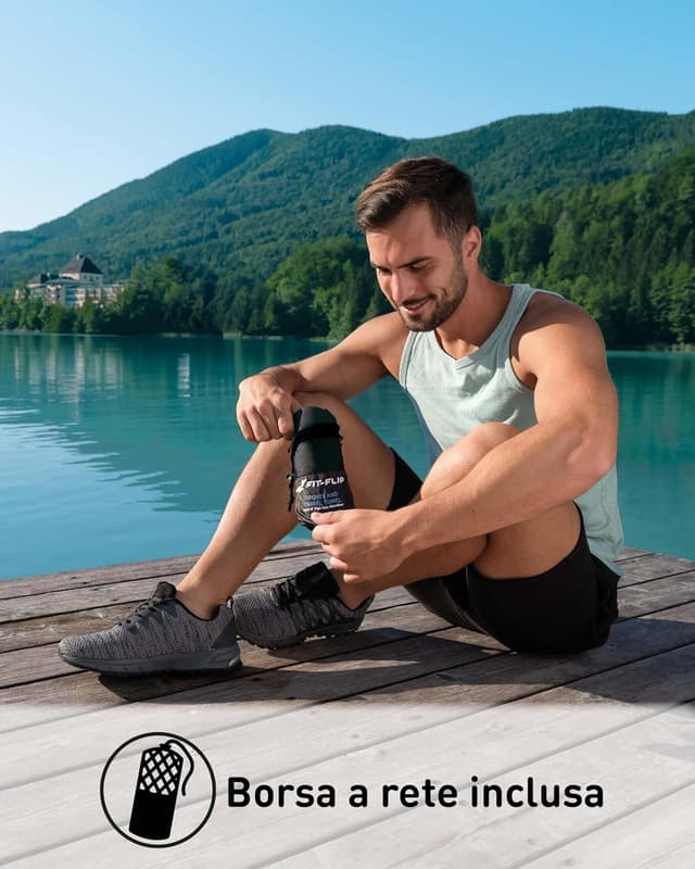 Detalle 2 de Fit-Flip asciugamano microfibra leggero