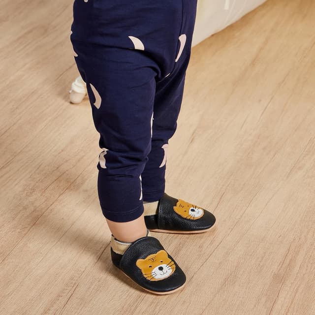 Detalle de IceUnicorn Chausson bébé en cuir souple