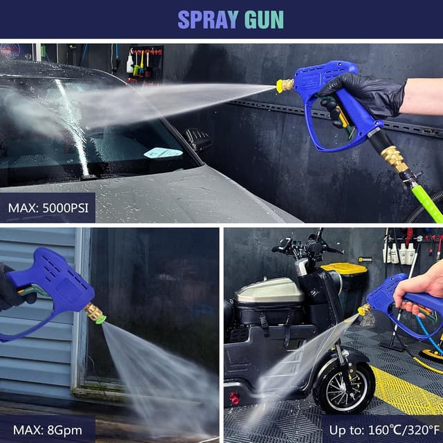 Thumbnail 5 de YeewayVeh High Pressure Washer Gun 5000 PSI