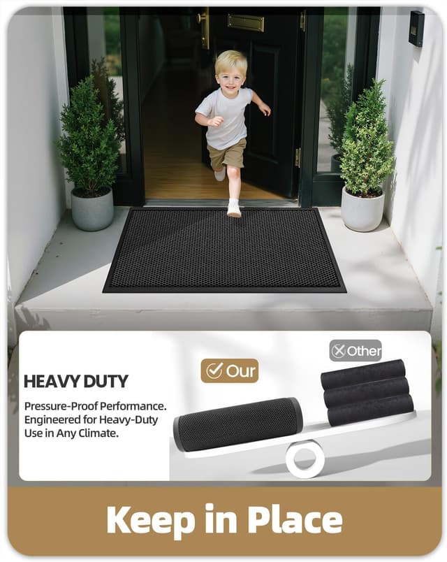 Thumbnail 5 de COLOR&GEOMETRY High Stretch Silk Doormat 43x76cm 🧽