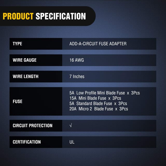 Thumbnail 4 de Nilight 12V Add-a-Circuit Fuse Tap