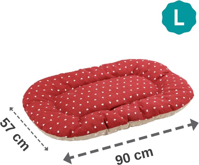 Detalle 2 de Baroni Home Cuscino ovale per cani 57x90