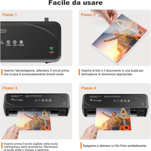 Thumbnail 4 de Bonsaii Plastificatrice A4 270 mm/min