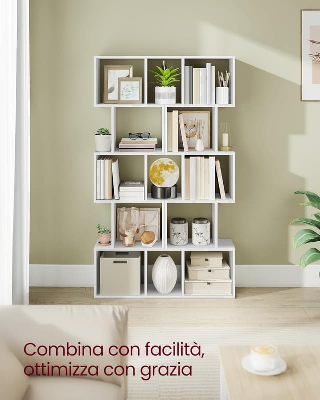 Detalle 1 de VASAGLE scaffale 5 ripiani 159 cm