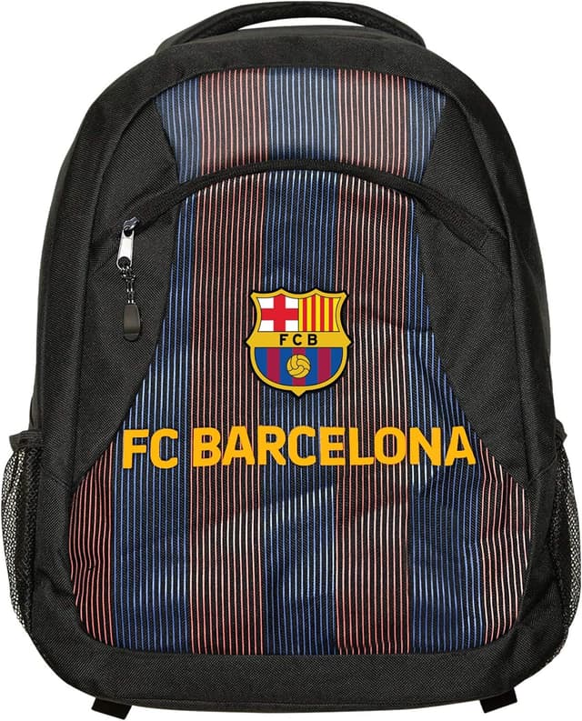 Detalle de Icon Sports FC Barcelona Premium Backpack (FCB39BP-K) – Unisex Black