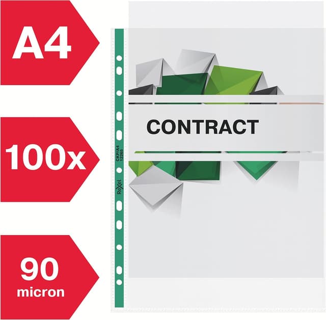 Detalle de A4 Rexel Copy King pockets 25 sheet