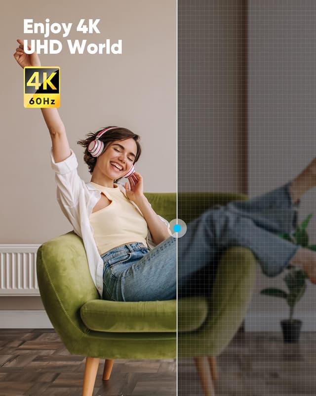 Thumbnail 6 de Highwings 4K Micro HDMI to HDMI Cable 10 ft