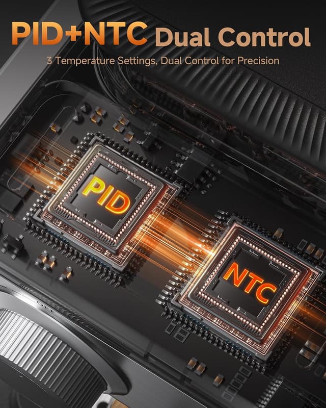 Detalle de AMZCHEF Bean to Cup Coffee Machine, 20 bar