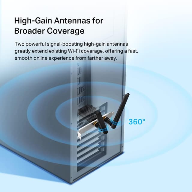 Thumbnail 3 de TP-Link Archer TX55E AX3000 PCIe Wi‑Fi Card