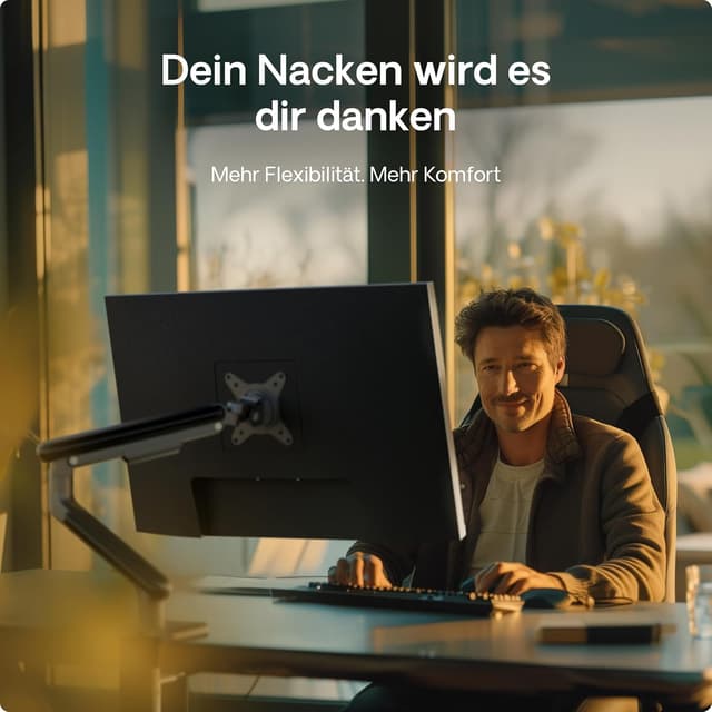 Detalle 2 de Desktronic Monitorhalterung 34 Zoll 8 kg