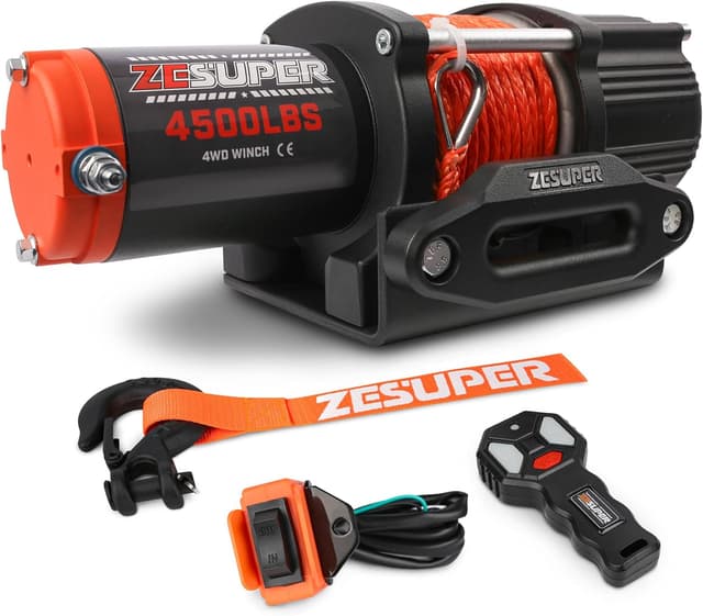 Imagen de ZESUPER 4500 lb winch 🛠 en OfertitasTOP