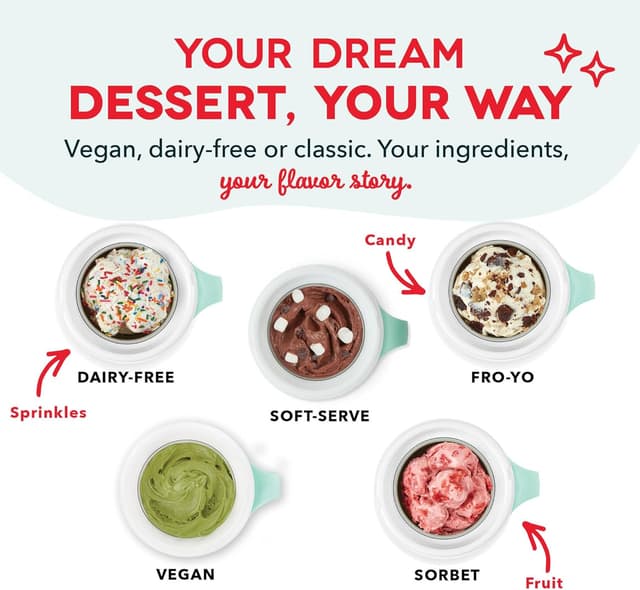 Detalle 2 de Dash My Mug Ice Cream Maker, Single-Serve