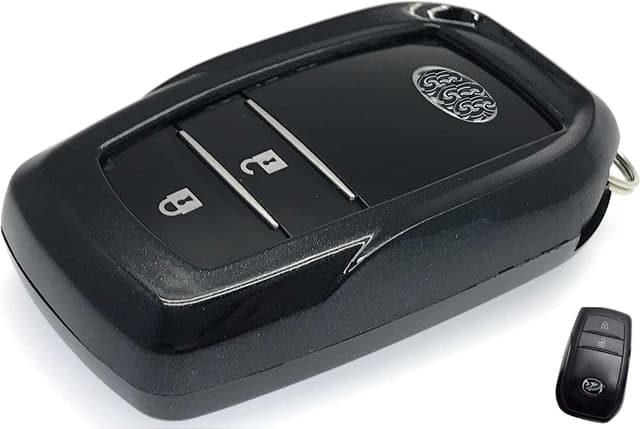 Detalle 2 de Nordecco gloss key case for Mazda 2 Hybrid 2024 smart keyless remote (black)