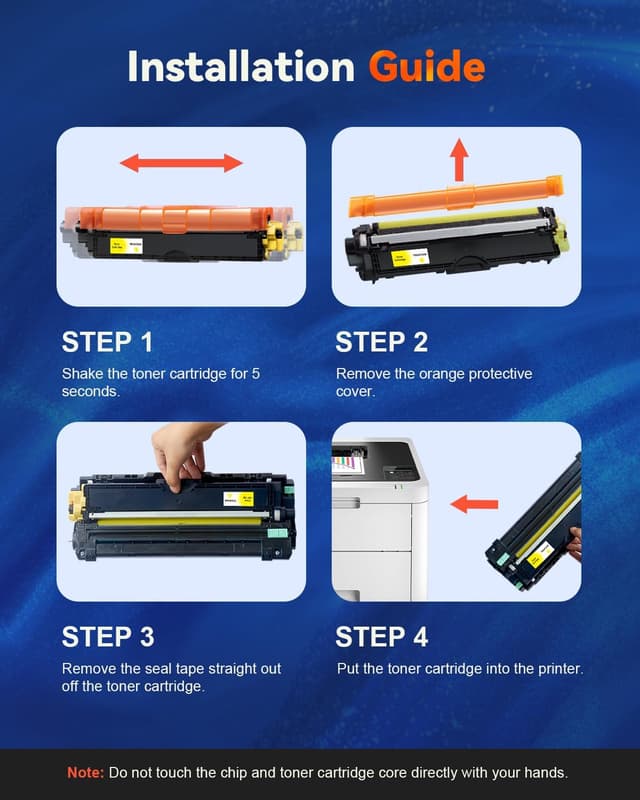 Thumbnail 6 de Skydo Cartucce di toner compatibili Brother TN241/TN245 (4 pack: nero + ciano + magenta + giallo)