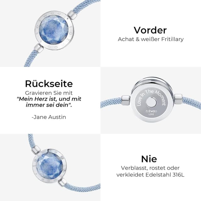 Thumbnail 3 de TOTWOO Bracciali per Coppie con Vibrazione 3-5 giorni