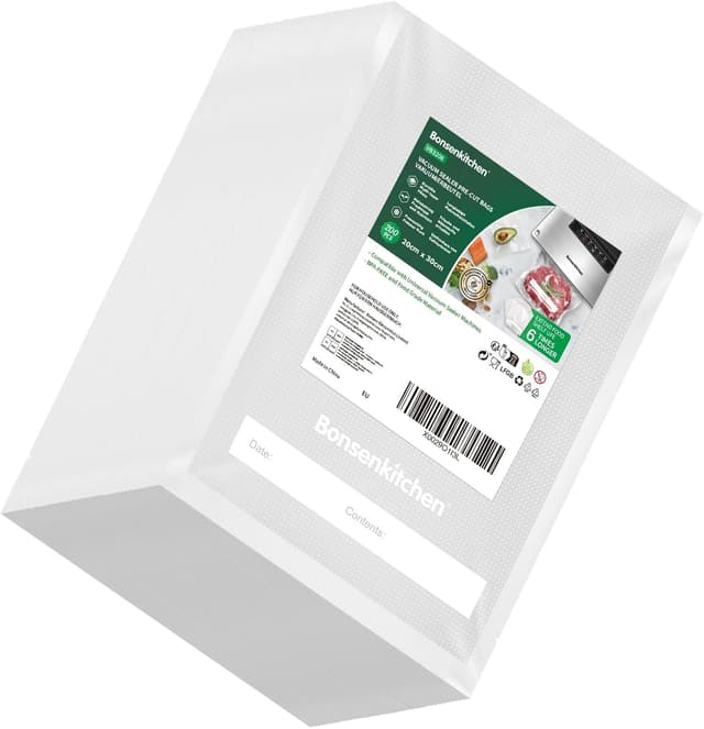 Imagen de Bonsenkitchen Vakuumierbeutel 20x30 cm 200er Pack 🥩 en OfertitasTOP
