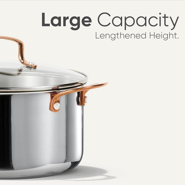 Thumbnail 5 de CAROTE 8 Qt Tri-Ply Stockpot