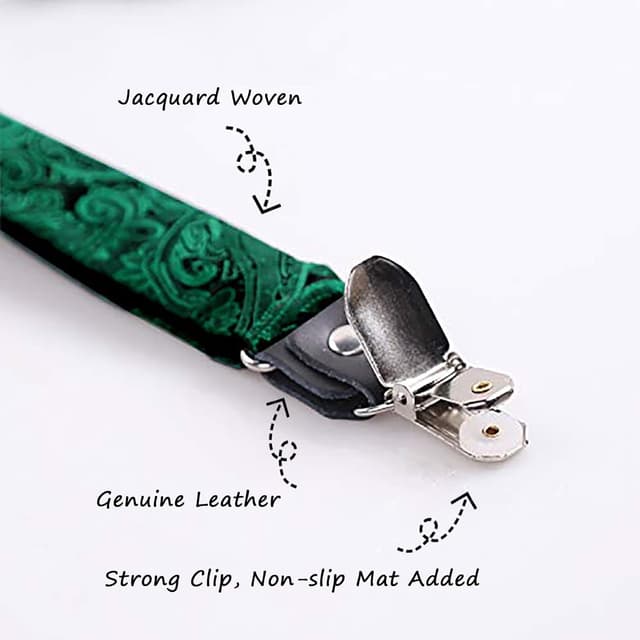 Detalle 1 de Alizeal Boys bow tie set 87 cm