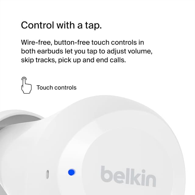 Thumbnail 6 de Belkin SoundForm Bolt True Wireless Earbuds with up to 28H battery life and Mono Mode