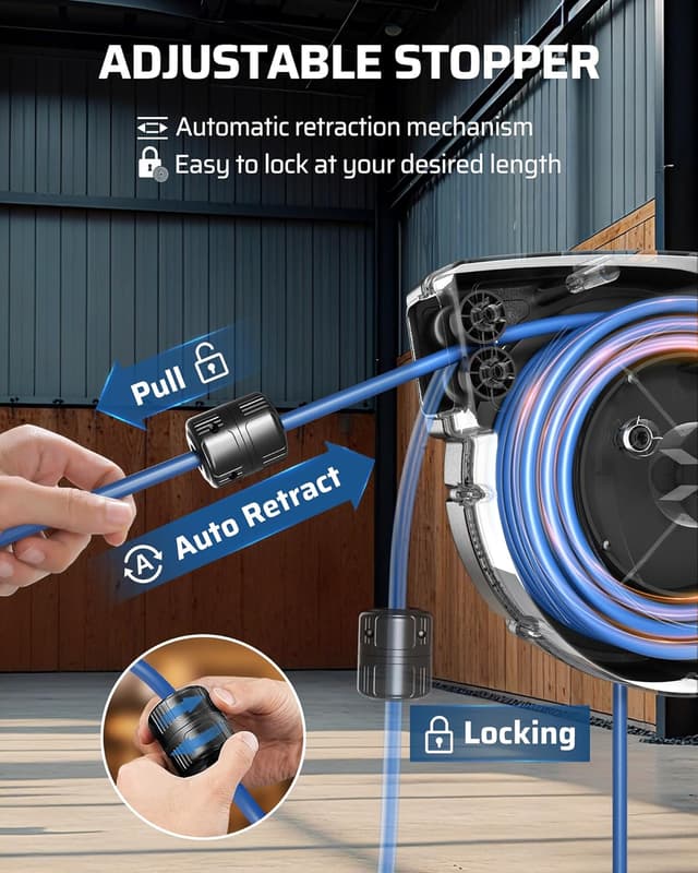 Thumbnail 1 de DEWENWILS Extension Cord 50 ft Reel 🔌