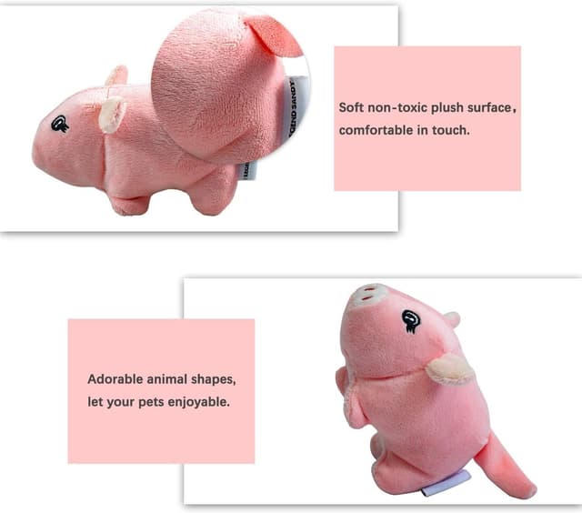 Detalle de LEGEND SANDY squeaky plush dog toys pack