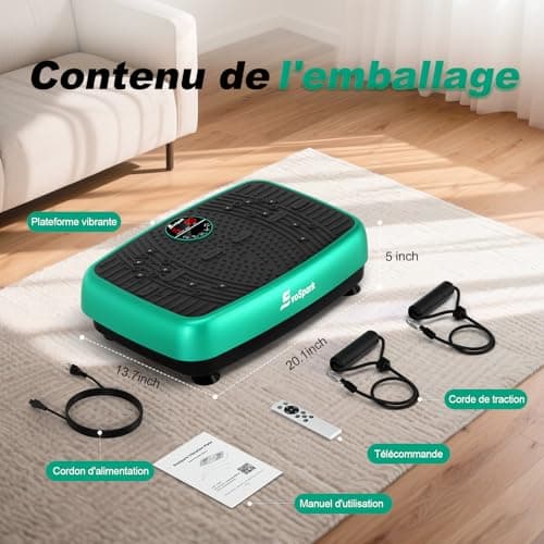 Thumbnail 8 de EvoSpark Plateforme vibrante double moteur 450 lb 🏋