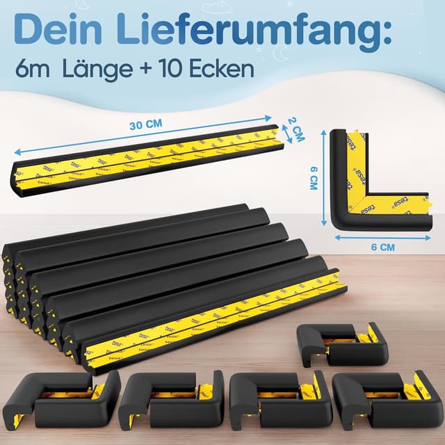 Detalle 2 de MUTKIND Kantenschutz Baby 6 Meter