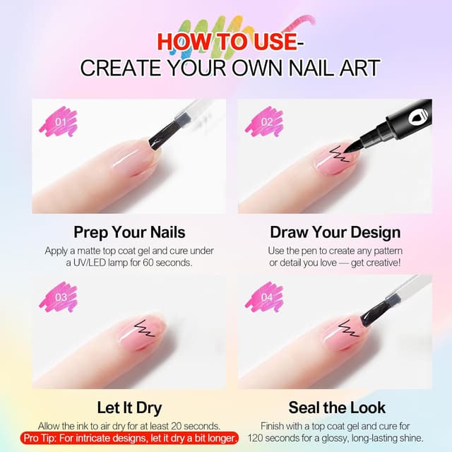 Thumbnail 5 de Nagelkunststifte 12er Doppelspitze für 3D-Design