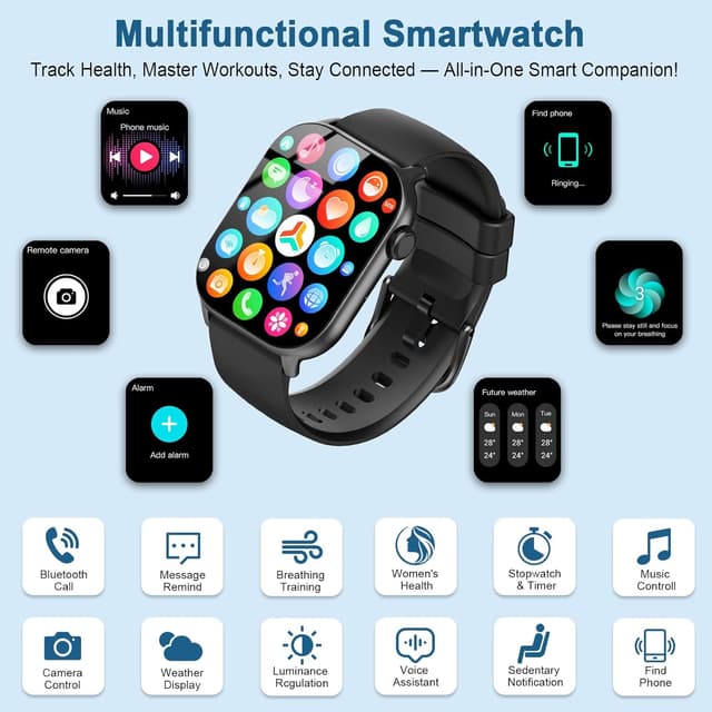 Thumbnail 5 de Montre Connectée 1.96" Smartwatch