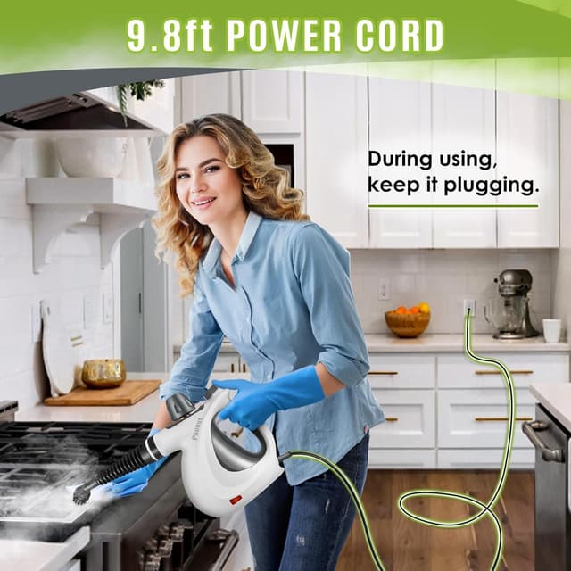 Thumbnail 5 de Pressurized Handheld Multi-Surface Steam Cleaner 12pcs