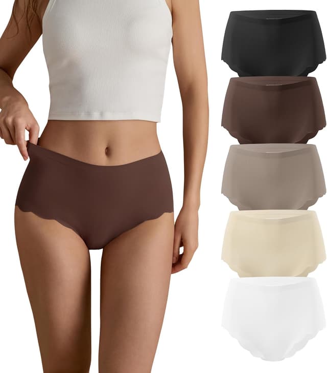 Thumbnail 5 de SHARICCA Seamless High Waisted Cheeky Underwear Pack
